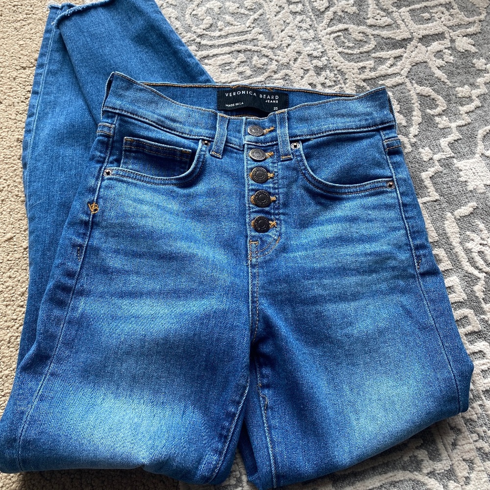 Veronica Beard  ,Debbie skinny  ankle  high rise